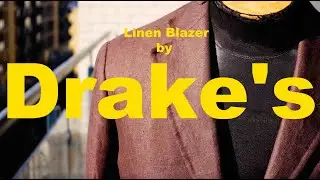 Drake's Linen Blazer Just Dropped!!!
