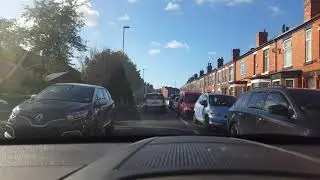 Leisurely car journey from latchford Warrington to orford jubilee hub
