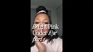 Viral Under Eye Blush Trend Tutorial | Bright Pink Edition (Part 1)