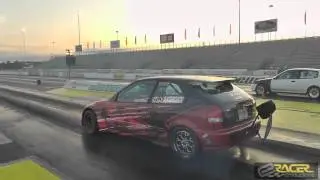 CLM Motorsports / ATP Turbo SFWD EK Civic - Ricky Silva 9.02 @ 170mph vs Steve O - 9.77 @ 156 mph
