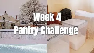 Pantry Reset on a Snowy Day / Week 4 Pantry Challenge / #threeriverschallenge