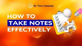 Note taking methods Part 1💫#learningisfun #drtim #drtimstutorials