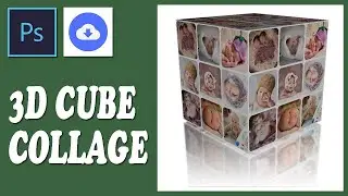 Как сделать 3D-кубический коллаж в Photoshop