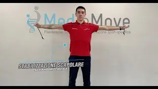 Stabilizzazione Scapolare sul Piano Orizzonta con Elastico - Med in Move