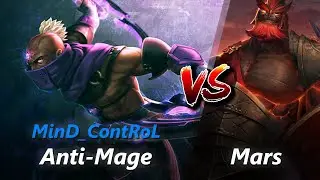 MinD_ContRoL safelane Anti-Mage vs Mars/Hoodwink | First 10 minutes