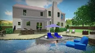 3d pool design by Monogram Custom Pools in Lehigh and Bucks County, PA