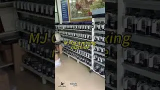 The paint mixing machine of MJ Coat and Kingfix Coat. #diy #carpaint #auto #painting #mixing