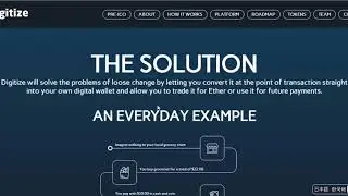 Digitize [DTZ] - Converting loose change into cryptocurrency (ICO REVIEW)