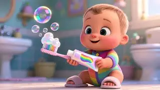 Brush Time Shiny Smiles 🪥😁 Fun Brushing Song for Kids | UK Nursery Rhymes