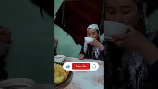 Traditional Kyrgyz Food: Handmade Kurut with Melted Sary Mai