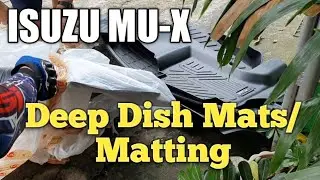 ISUZU MU-X 4x2 LS A/T 2021:Nilagyan Namin Ng Deep Dish Mats/ Matting Si Muxy (Ang Ganda🤩)