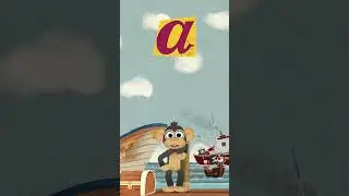 PIRATE #kidsvideo #animation #funny #pirates #school #homeschooling #monkey #parents #toddler #sea