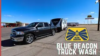 Can you WASH YOUR RV HERE?! | Blue Beacon Truck Wash