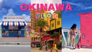오키나와 VLOG 𓇼🐬🌺 일본 감성 에어비앤비 추천 • 도라에몽 바다 • 아메리칸빌리지 등 ₊⁺⊹ 인생 여행지 등극 !
