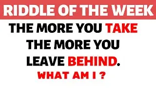 16 Tricky Riddles for Smartest People || Riddle of The Week ||