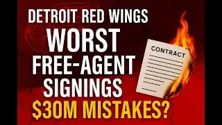 Top 10 Worst Contract Signings in Detroit Red Wings History