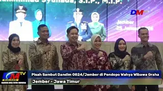 Pisah Sambut Dandim 0824/Jember di Pendopo Wahya Wibawa Graha
