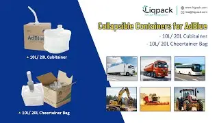 Our Cubitainer and Cheertainer flexible liquid containers are designed for easy handling
