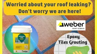 Weber Epoxy tile grouting  | Bathroom Seepages | Ceiling Dampness | Epoxy Grouting