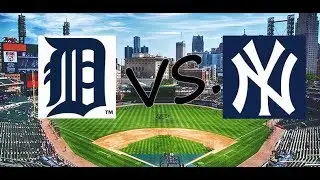 OOTP 19 Detroit Tigers vs New York Yankees (Game 14)