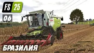 FS 25 - Бразилия.  Убираю КУКУРУЗУ.  Продаю ХИМИКАТЫ # 06
