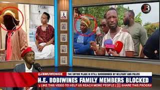 LIVE from Magere: H.E Bobi Wine's Family Memebrs Blocked From Accessing his Home.