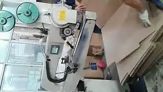 two pcs cartons nails stitching stapling equipment dual servo box stapler controlling with pedal