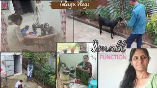 Small ఫంక్షన్ ఉంది/ చిట్టితల్లి ముగ్గు చూడండి ఎలా vesindi/Stitching ఎలా నేర్చుకున/ simple lifestyle 