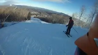12/22/25 The Big Man with Stratton Scott skiing The Tanner.