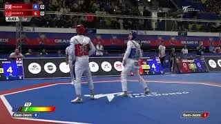 115 R16 M  68kg GBR SINDEN B  TUR KAVURAT F | Paris 2022 World Taekwondo Grand-Prix (Levallois)