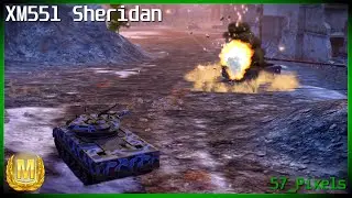 XM551 Sheridan - 11.5K Combined Damage, Double Ace, Kolobanov (BLITZ Replay)