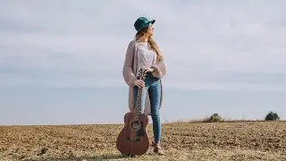Wild Acoustic Folk Guitar Backing Track In A