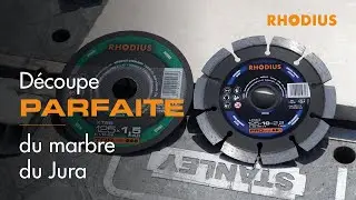 Découpe parfaite du marbre du Jura