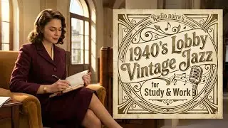 Elegant Daytime Jazz 1940s ☀️ Vintage Ambience for Study & Work | Radio Noire