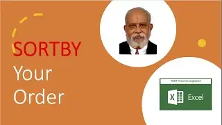 # 086 - TCA on Excel-Customised Sort