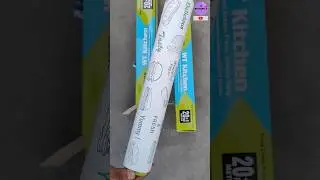 Use Butter paper instead of aluminium foil | review of butter paper premium quality @meesho #shorts