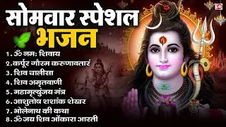 सोमवार भक्ति भजन : ॐ नमः शिवाय, शिव अमृतवाणी, महामृत्युंजय मंत्र, शिव चालीसा, ॐ जय शिव ओंकारा