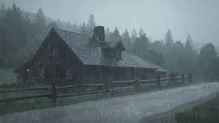 Rainfall Sounds for Stress Relief and Sleep | Peaceful Night Ambience for Calm Rest