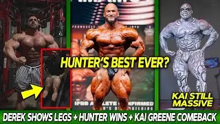 Hunter Labrada Wins AT HIS BEST EVER? + Derek Lunsford Physique & Legs Too + Kai Greene Guest Posing
