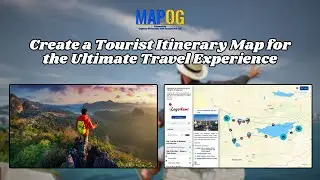 How to create tourist itinerary map | MAPOG #travel #mapog #travelplanning #itinerary #smarttravel
