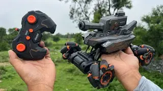 Water Ball Throwing Car || Rc Tank Unboxing and Testing