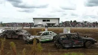 Morrison Co Fair Demo Derby 6 Cylinder