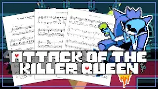Deltarune - Attack of the Killer Queen (Piano Sheet Music)