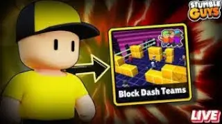 🔴 STUMBLE GUYS 🎮 Block Dash Teams LIVE 🔥| EU Server 🌍| #shorts #live