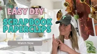 How to Make Decorative Paper Clips with Scrapbook Paper | Scrapbooking DIY
