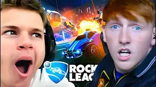 Angryginge carries Jynxzi to Platinum in Rocket League!