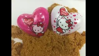 Hello kitty heart surprise, learn Colours and Numbers