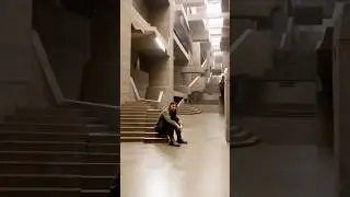 tuliigo & pip lost in a brutalist maze   #shorts #funny #architecture #weird #surreal #fyp #strange