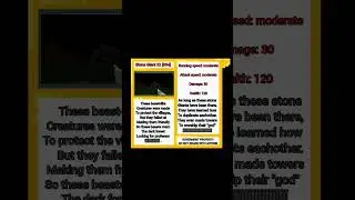Monster Stats pt.2 + LORE [animal blocks] #animalblocks #modapp #vr #oculus