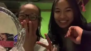 PIERCING my ear with the NEEDLE ft. ma Friend